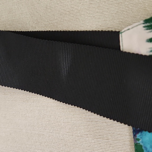 Loft Dressy Tank With Ribbon Straps Floral Sz Xl - Picture 2 of 5